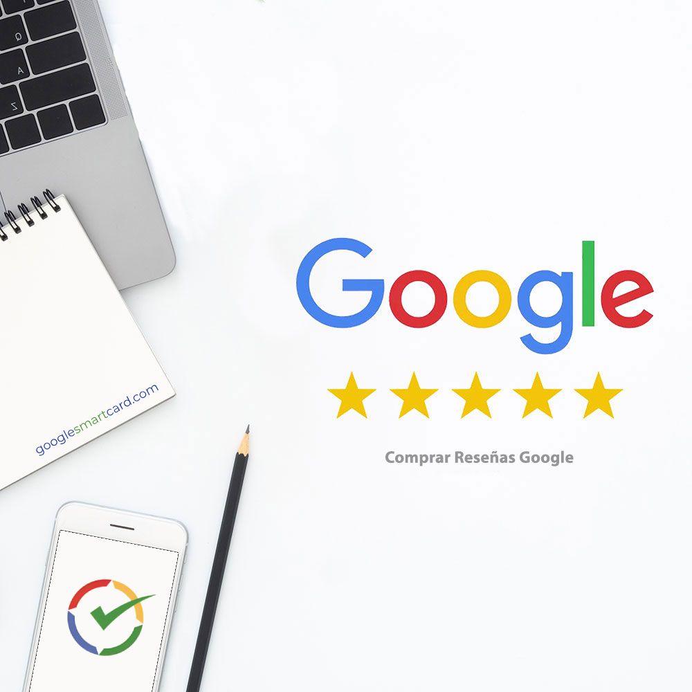 Comprar Reseñas Google | Reseñas Personalizadas de 5 Estrellas | Personas Reales - Google Smart Card
